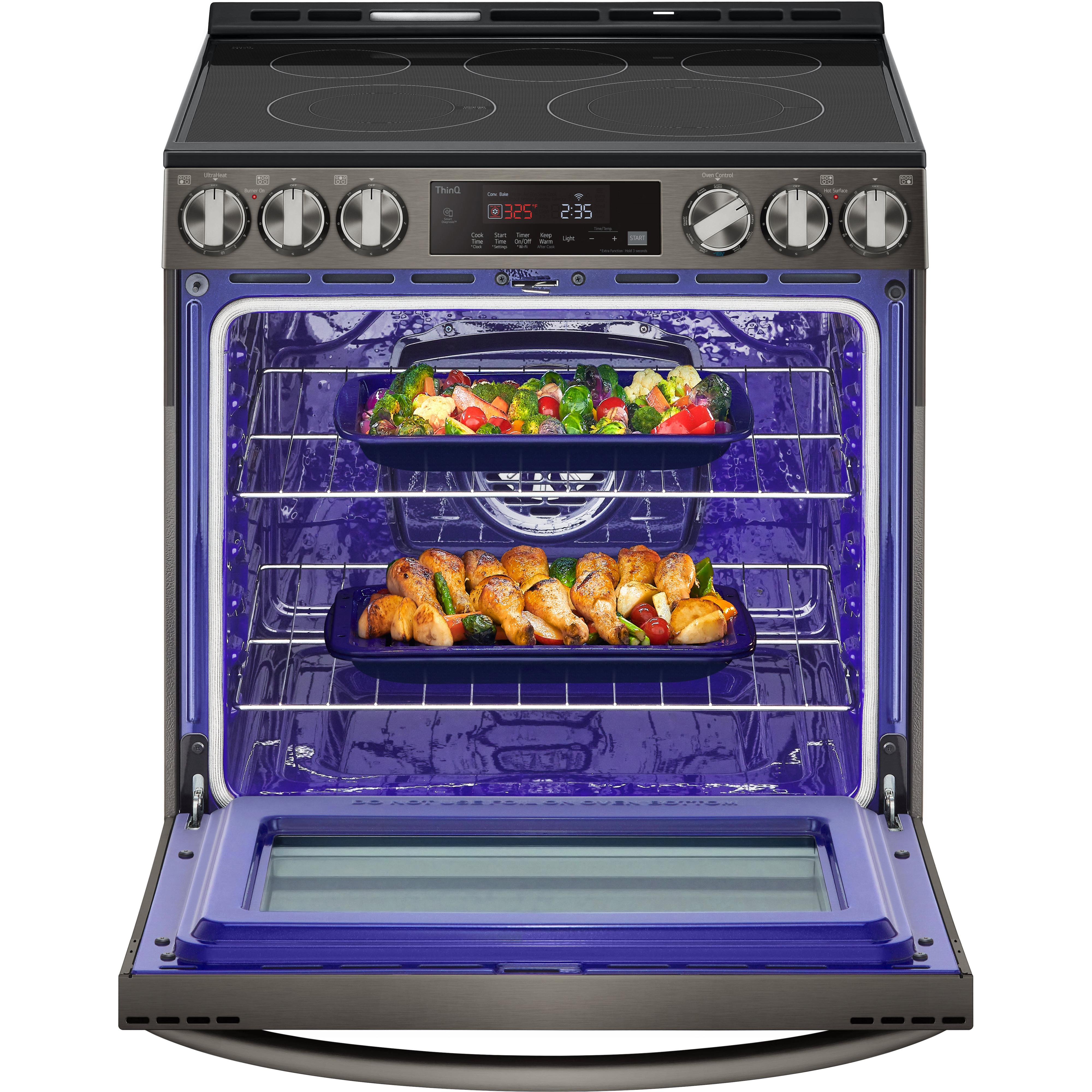 LG 30-inch Slide-in Electric Range with Air Fry Technology LSEL6333D