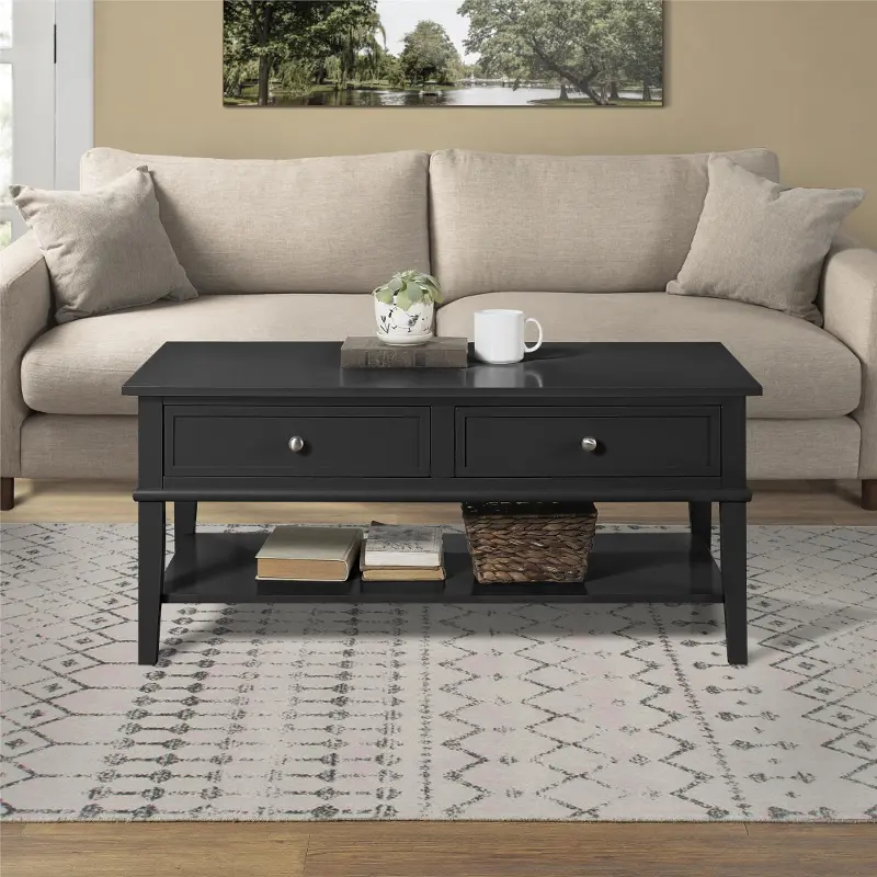 Franklin Black Coffee Table