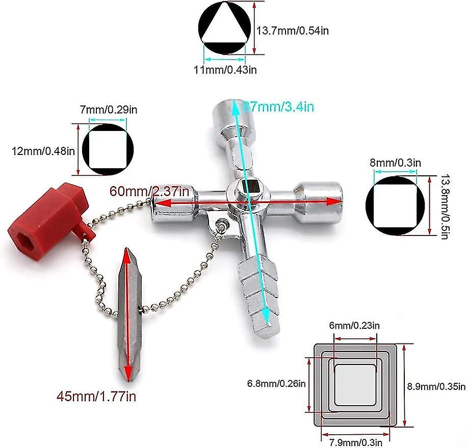 Botao Universal Keys， Pagoda Key，triangle Key， Cross Train Key， Cross Key， Utility Key， Multi-function Key， With Faucet Key， Radiator Keybrractical Op