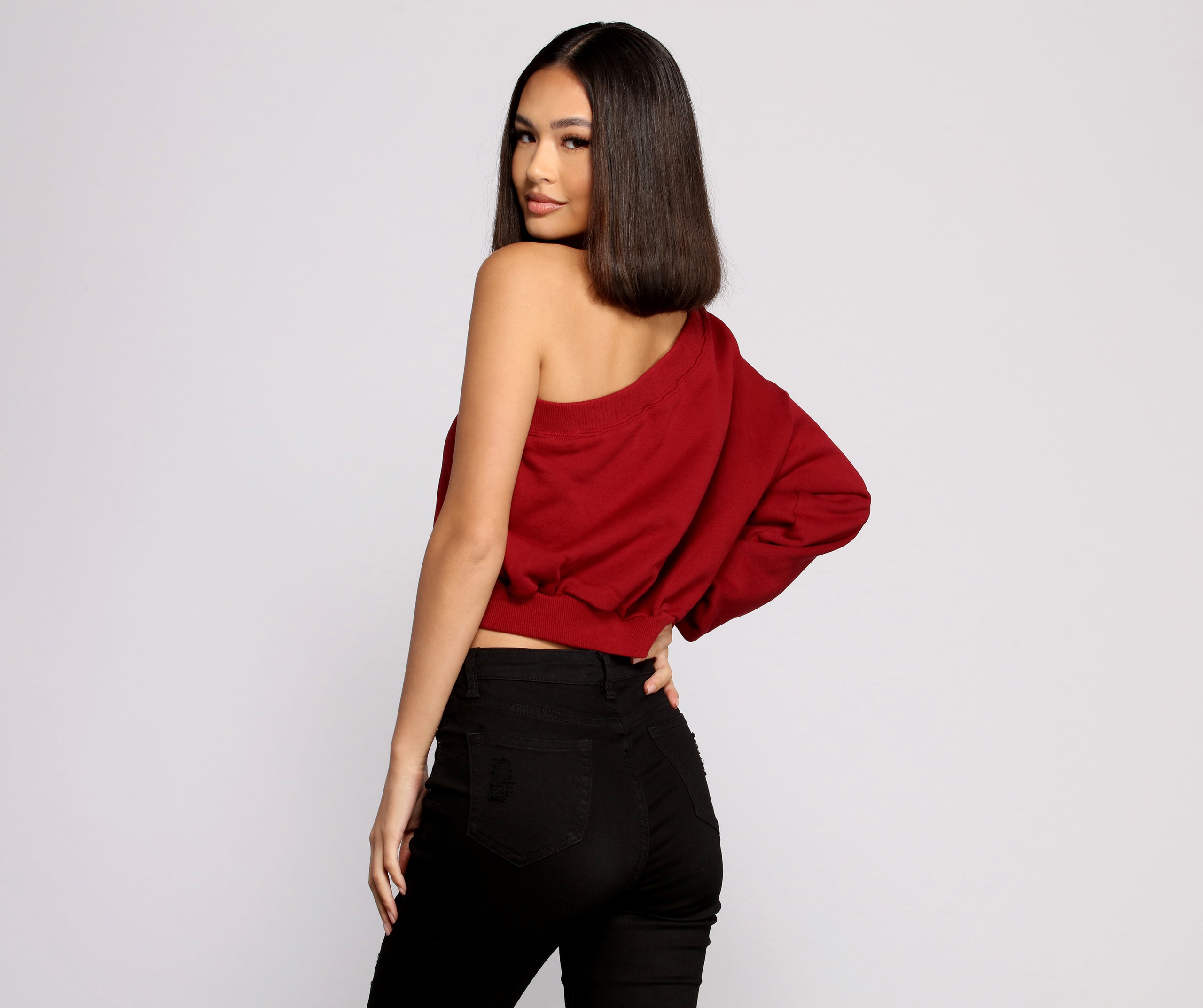 Comfy-Chic One Sleeve Top