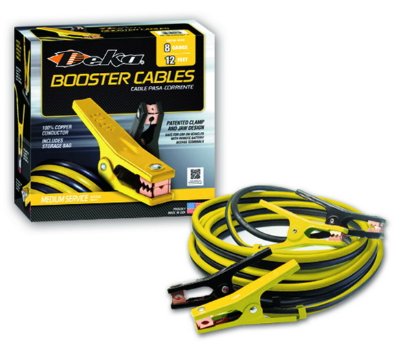 East Penn 00160 Cbl Booster Dual 8Ga 20'