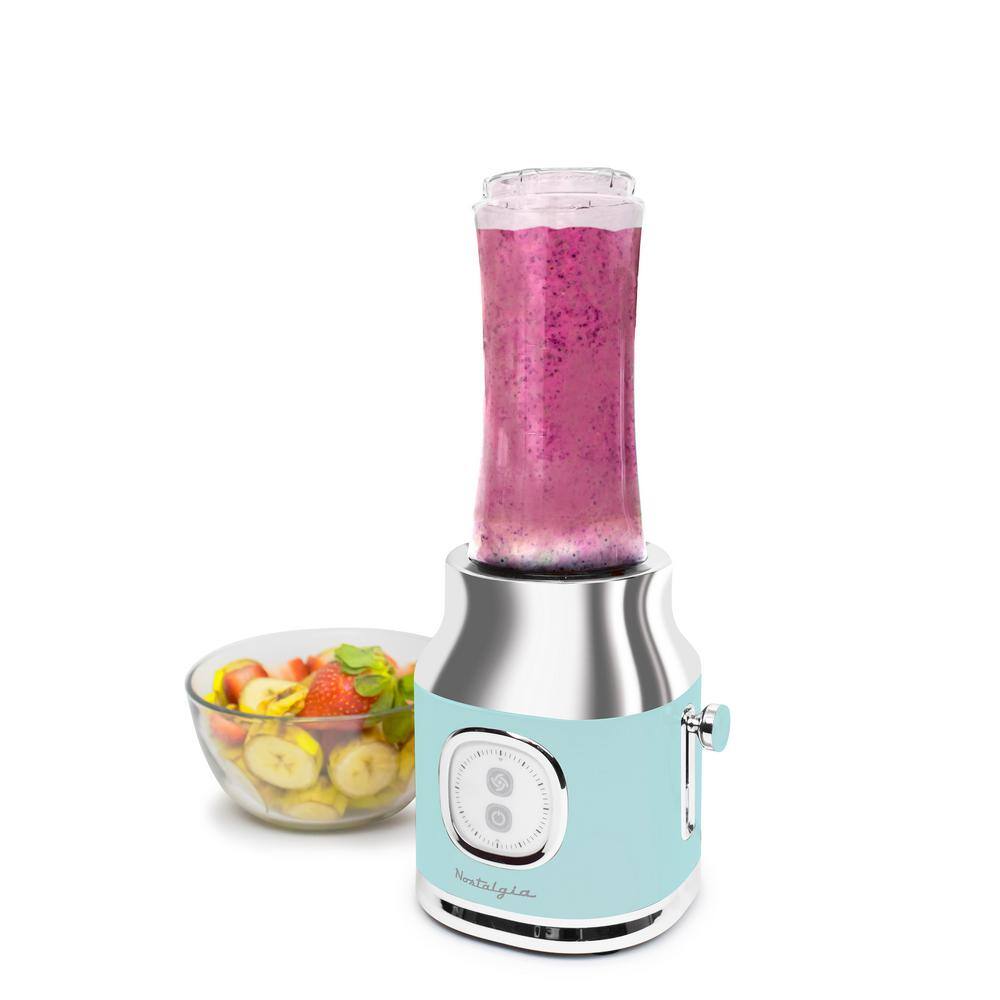 Nostalgia 33 oz. Single Speed Classic Retro Blender Aqua CLRB3PCAQ