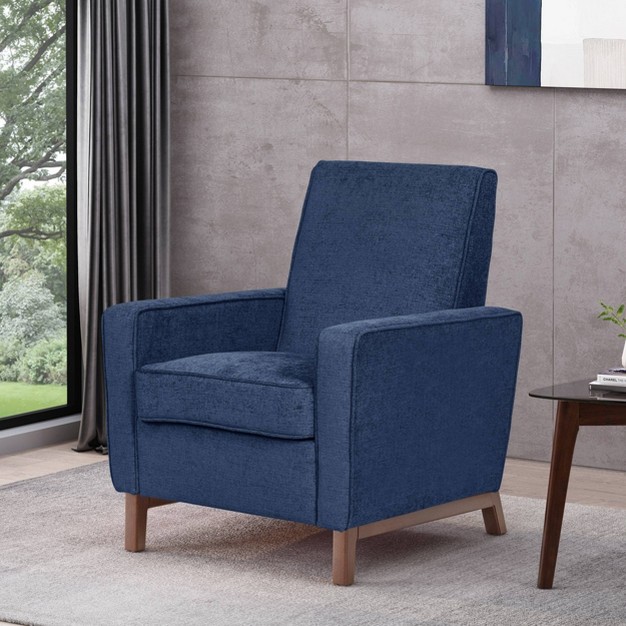 Helmville Contemporary Upholstered Club Chair Christopher Knight Home