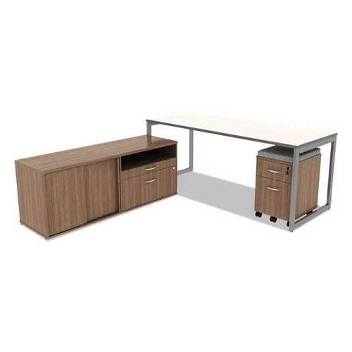 Alera ALELSTB24GR Open Office Desk Series Adjustab...