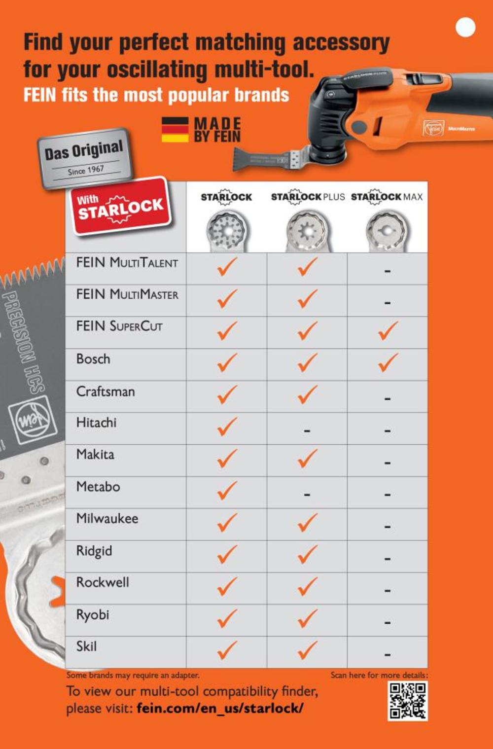 StarLock E-Cut 157 Fine Saw Blade with Bi Metal Fine Teeth ;