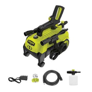 Sun Joe 1600 PSI Max 1.45 GPM 11 Amp Cold Water 4-Wheeled Electric Pressure Washer SPX3160