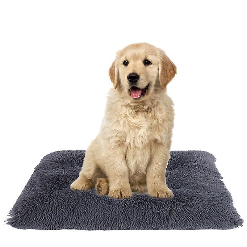 Pet Warm Fluffy Calming Bed Comfy Long Plush Mat Nest Cushion Cat and Dog Bed A W12647076