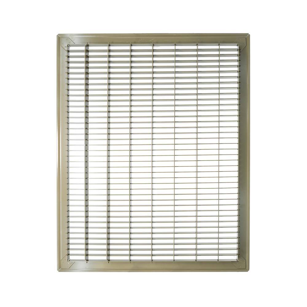 Venti Air 16 in. Wide x 20 in High Rectangular Floor Return Air Grille of Steel for Duct Opening 16 in. W x 20 in H HFR1620