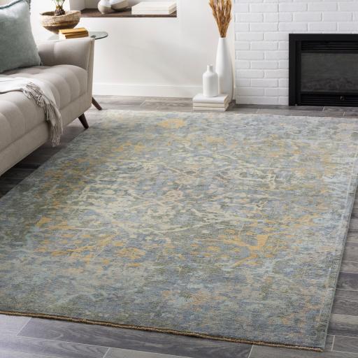 Normandy Wool Denim Rug in Various Sizes