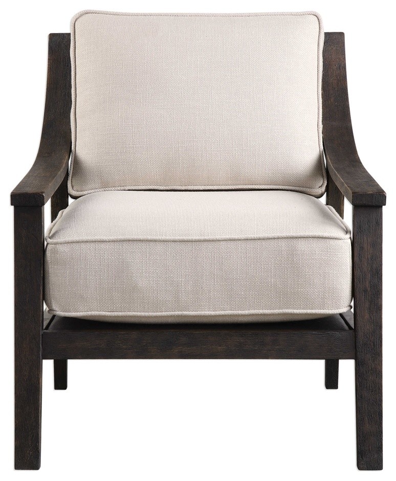 Lyle Beige Accent Chair   Transitional   Armchairs And Accent Chairs   by Ownax  Houzz