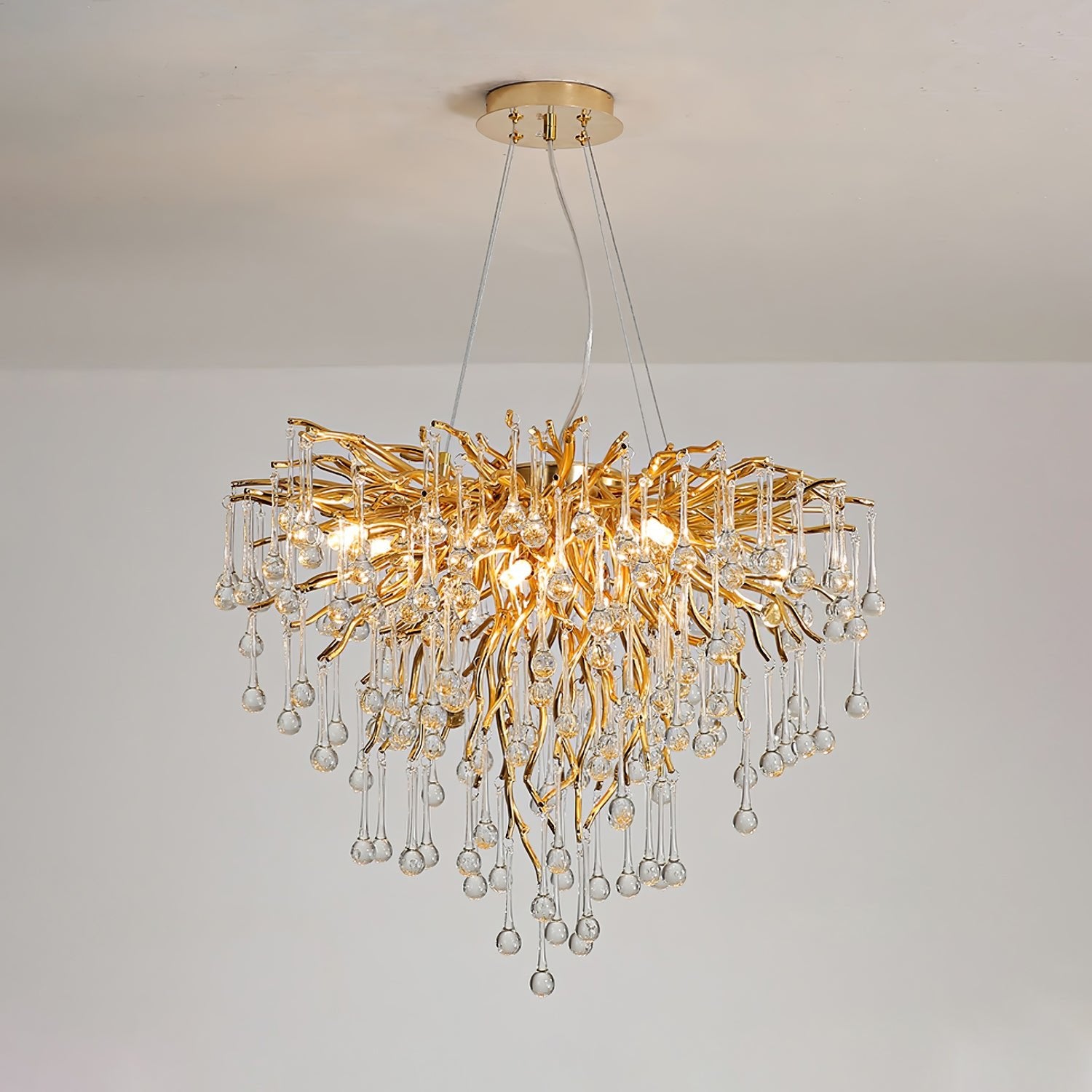 Teardrop Crystal Chandelier