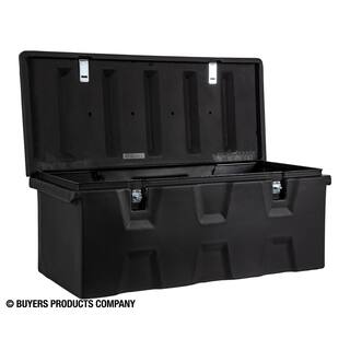 Buyers Products Company 17.25 in. x 19 in. x 44 in. Matte Black Plastic All-Purpose Truck Tool Box Chest 1712240