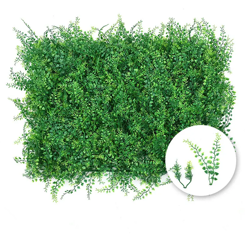 The factory supplies high quality realistic artificial plants artificial grass plants plastic wall decoration in the garden