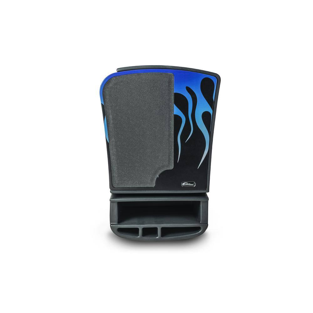 AutoExec Efficiency GripMaster Car Desk Blue Steel Flames AEGrip-02-BSF