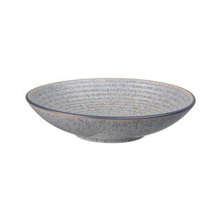 Denby Studio Grey Stoneware 33.81 fl. oz. Medium Ridged Bowl STG-109GG