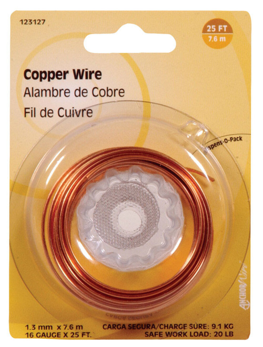 WIRE COPPER 16GA 25FT