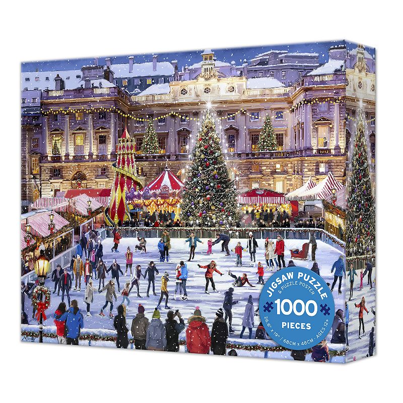 Winter Skating 1000 Piece Holiday Puzzle