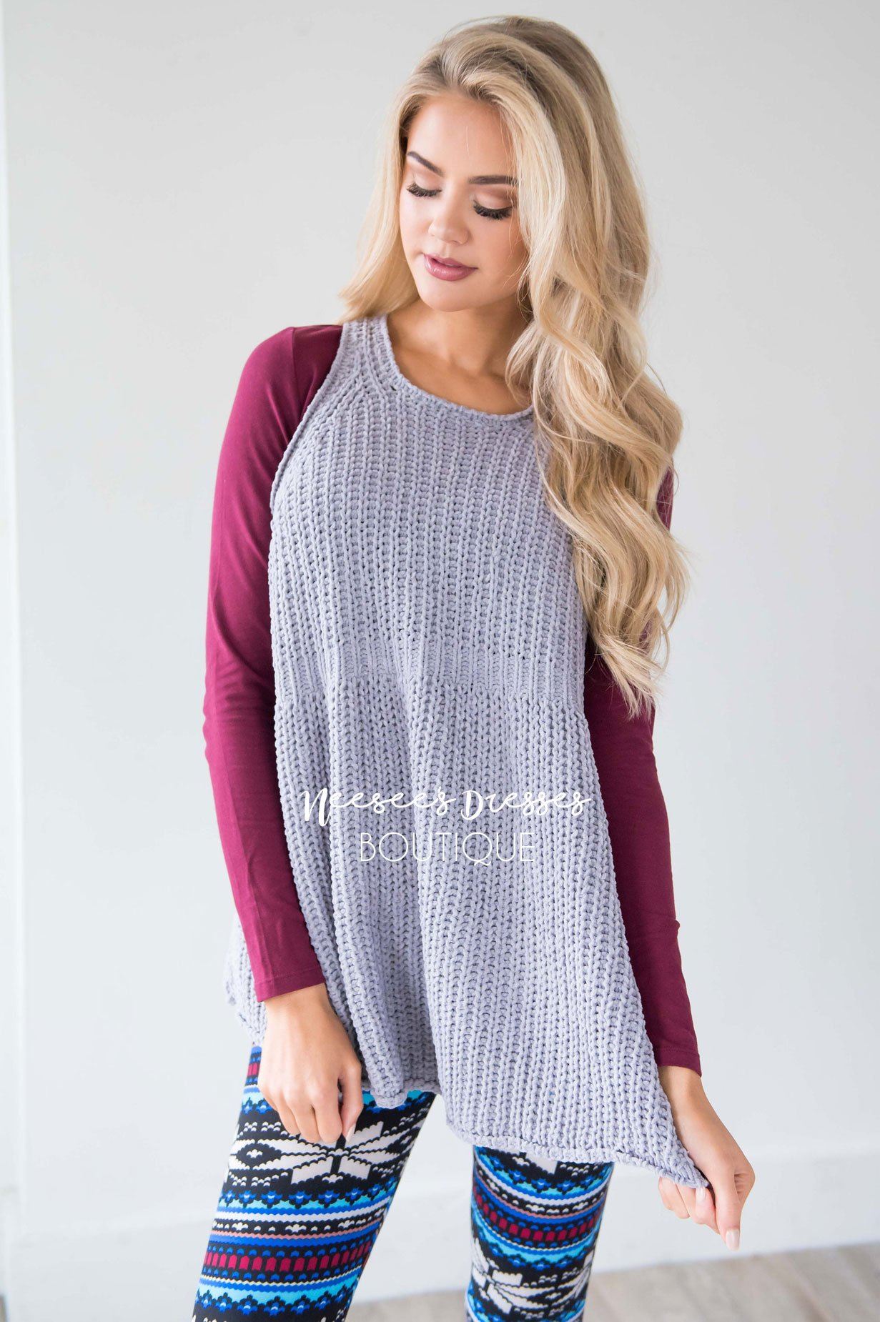 Meet Me By The Fire Knit Tunic