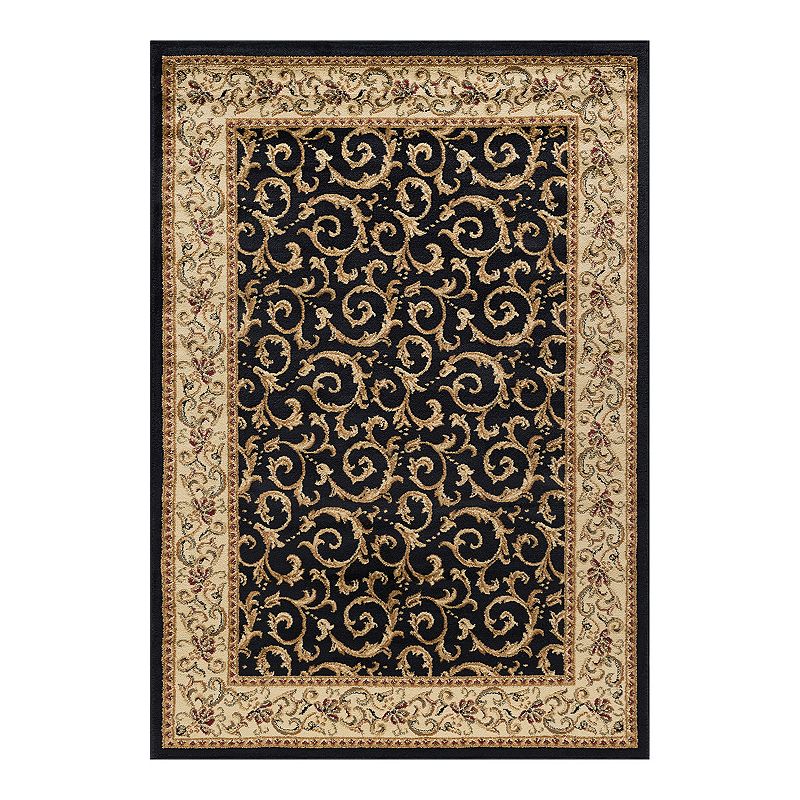 KHL Rugs Westminster Transitional Scroll Floral Rug