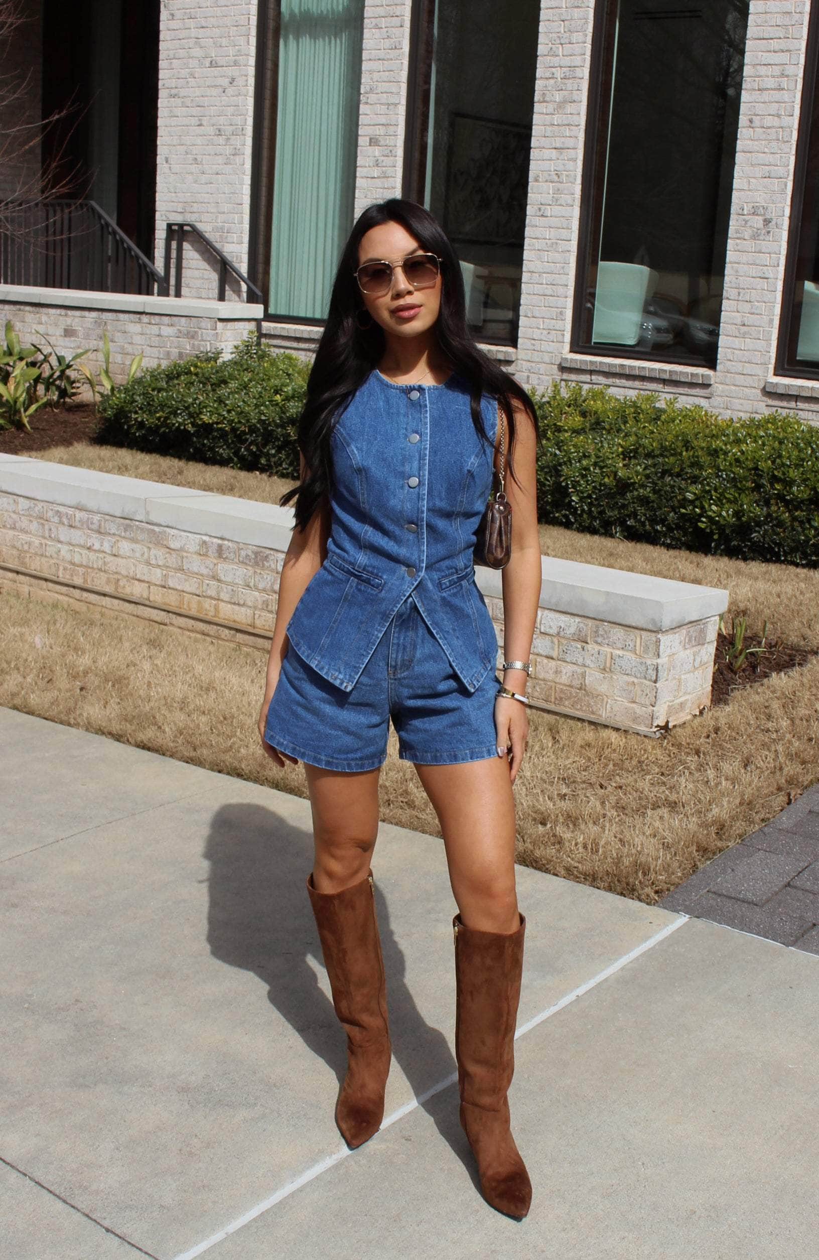 Westwood Denim Vest Top
