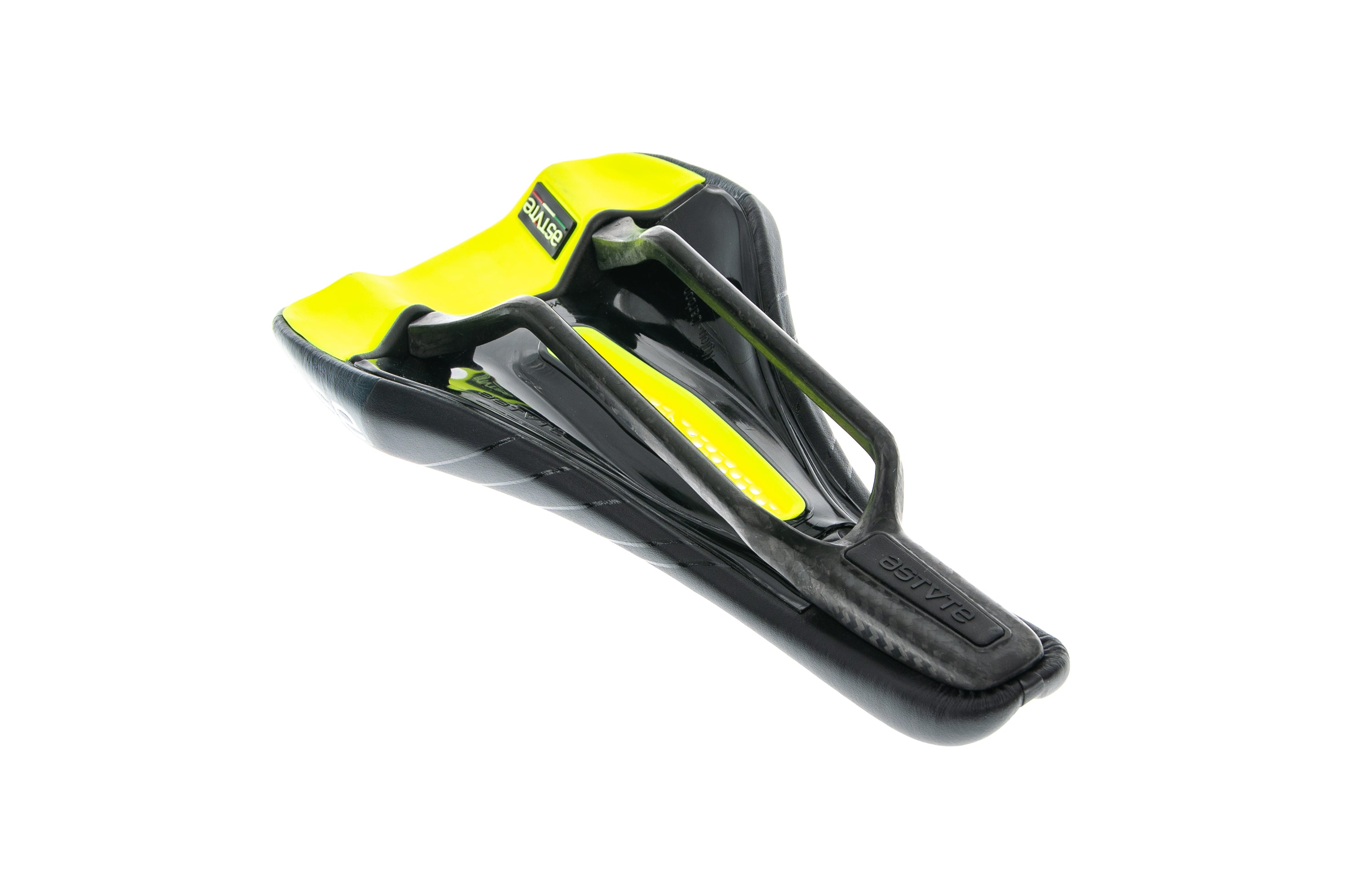Astute SeaLite VT Saddle 138mm Carbon Rails Black/Yellow