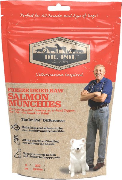 Dr. Pol Salmon Munchies Grain-Free Freeze-Dried Raw Dog Treats