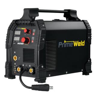 PrimeWeld 180 Amp 220-Volt or 110-Volt MIG Wire Feed Welder with Mig Gun Gas Regulator MIG and Flux-Cored Wire Spool Gun Included MIG 180