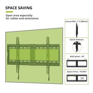 USX MOUNT Large Fixed TV Mount for 37 in. - 70 in. Flat Panel TV HFL006