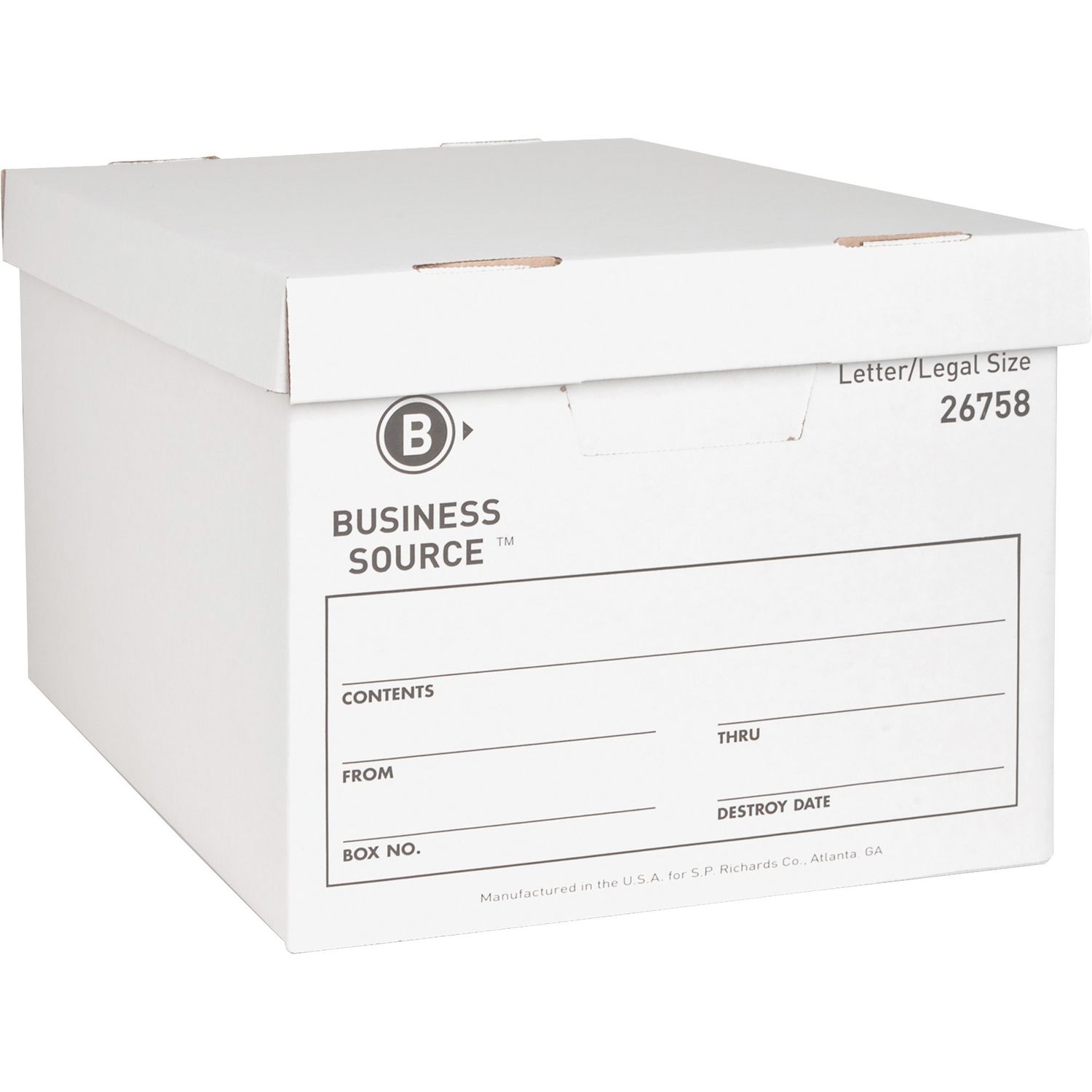 Lift-off Lid Medium Duty Storage Box by Business Source BSN26758