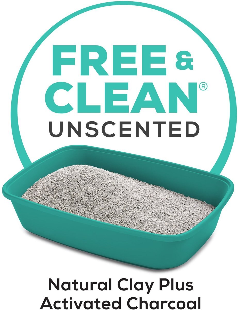 Tidy Cats Free and Clean Unscented Clumping Clay Cat Litter