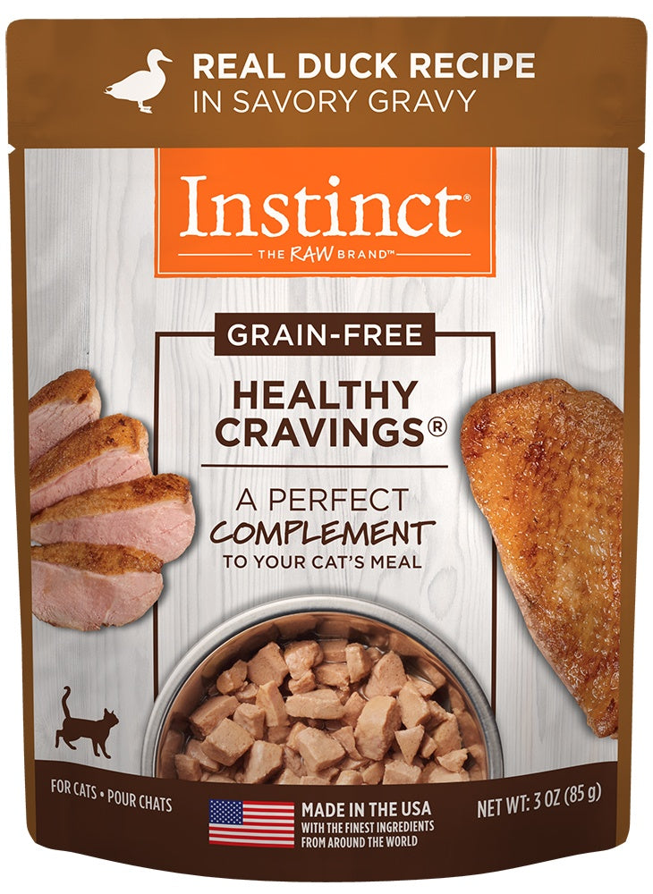 Instinct Healthy Cravings Grain Free Real Duck Recipe Natural Wet Cat