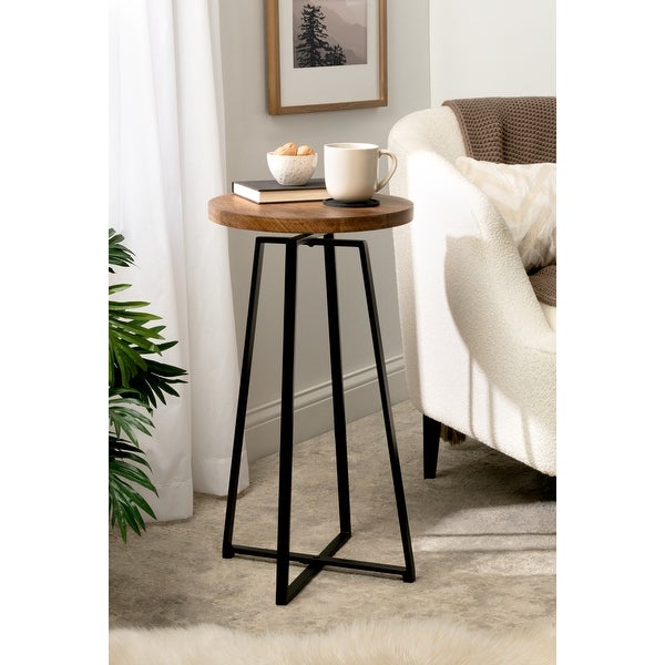 Kate and Laurel Zia Round Side Table