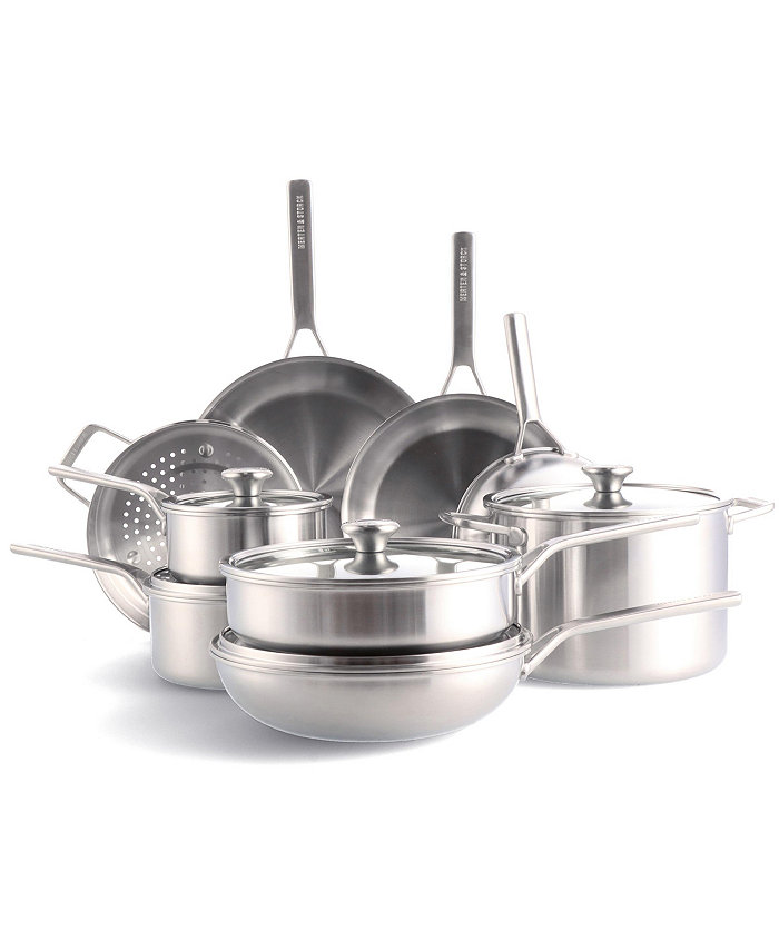 Merten and Storck Stainless Steel 14-Piece Cookware Set