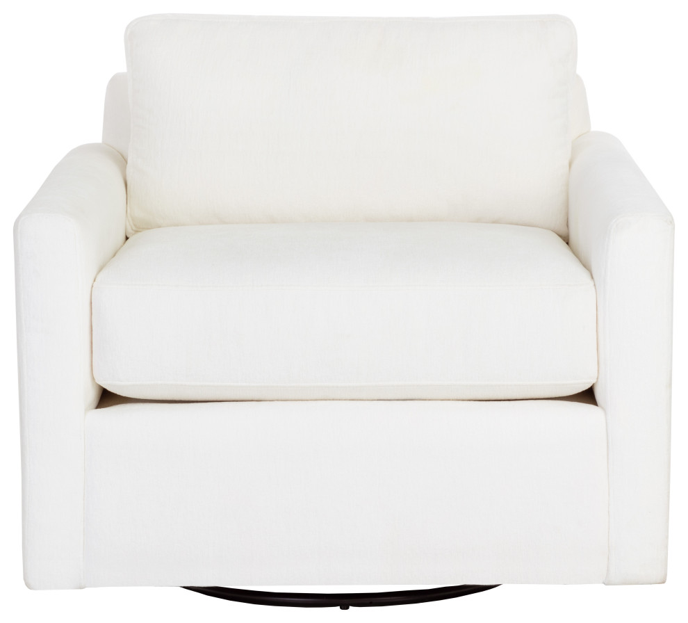 Josselyn Swivel Armchair Dream Pina Colada   Transitional   Armchairs And Accent Chairs   by Sunpan Modern Home  Houzz