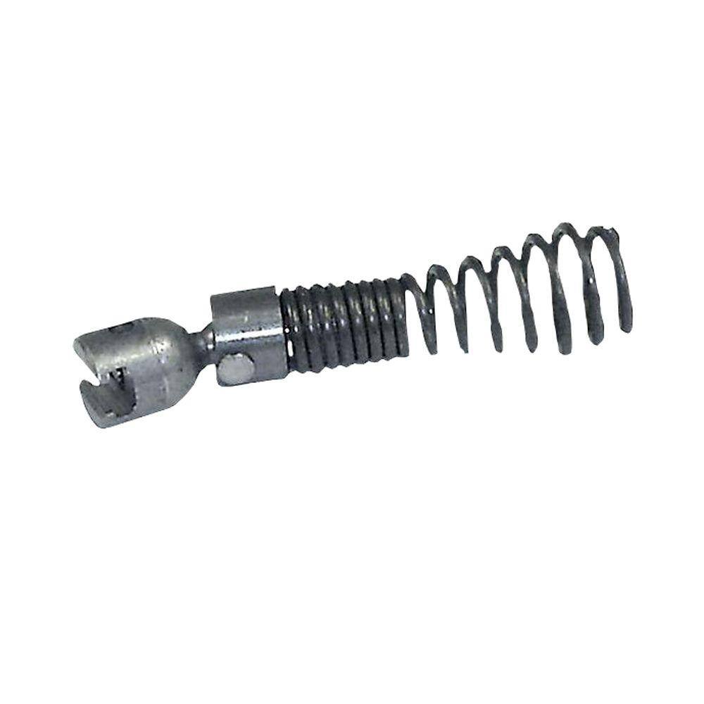 RIDGID T-217 4 in. Drop Head Bulb Auger Drain Cleaning Cable Attachment Fits 38 in. Inner Core  58 in. Sectional Cables 63065