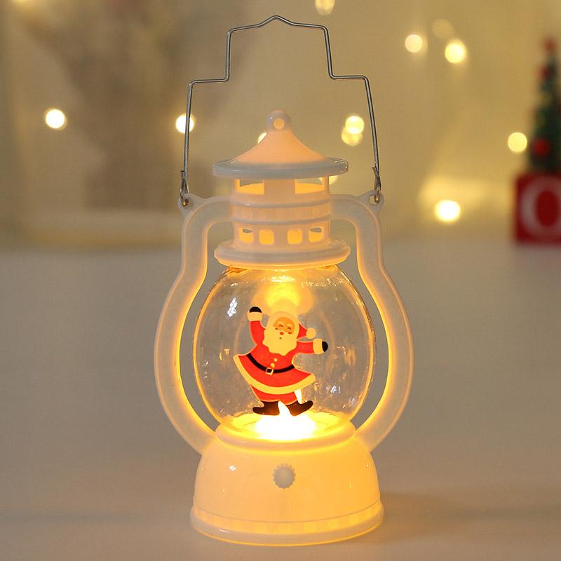 Christmas Decoration Lantern Portable Led Small Oil Lamp