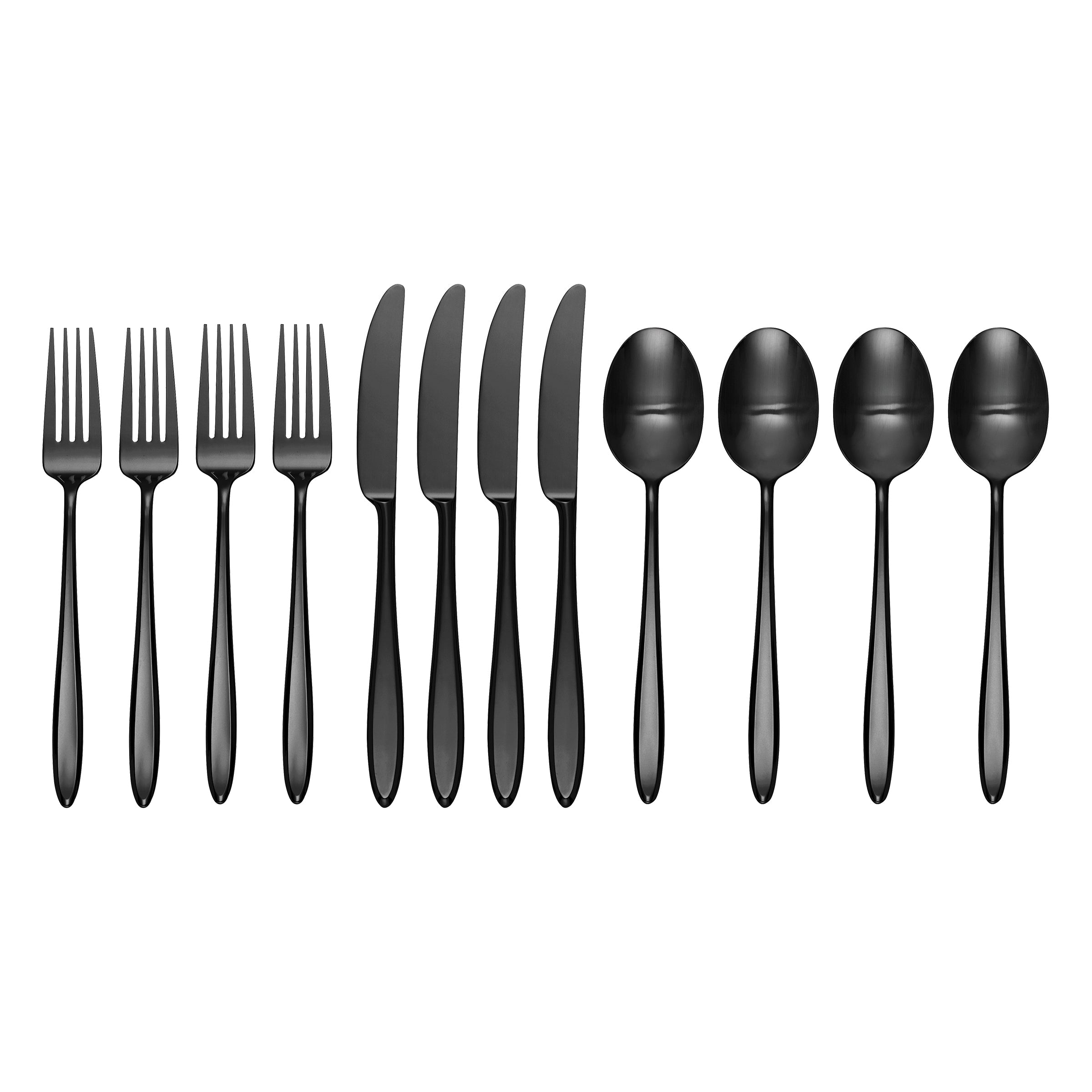 Ayla Black 12 Piece Flatware Set