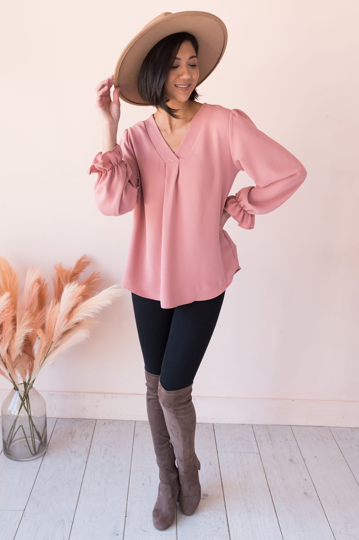 Everlasting Joy Modest Blouse