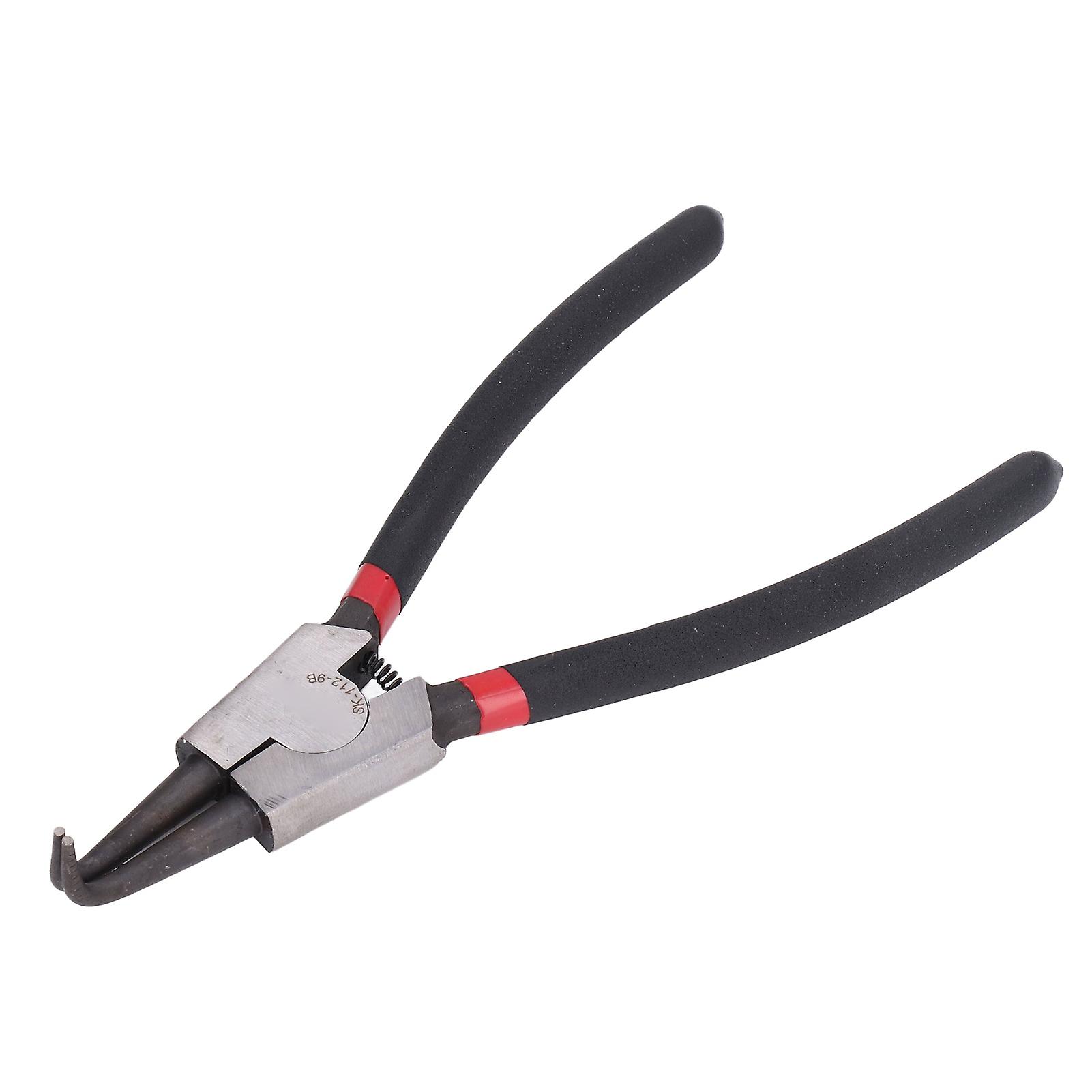 Circlip Pliers 9in Snap Ring External Bent Jaw Hand Tool For Installation Removal