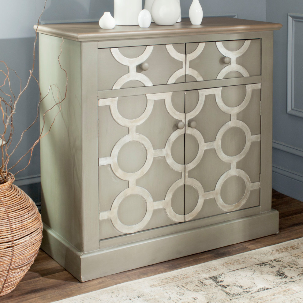 Safavieh Petula Chest  Grey   Transitional   Accent Chests And Cabinets   by Safavieh  Houzz