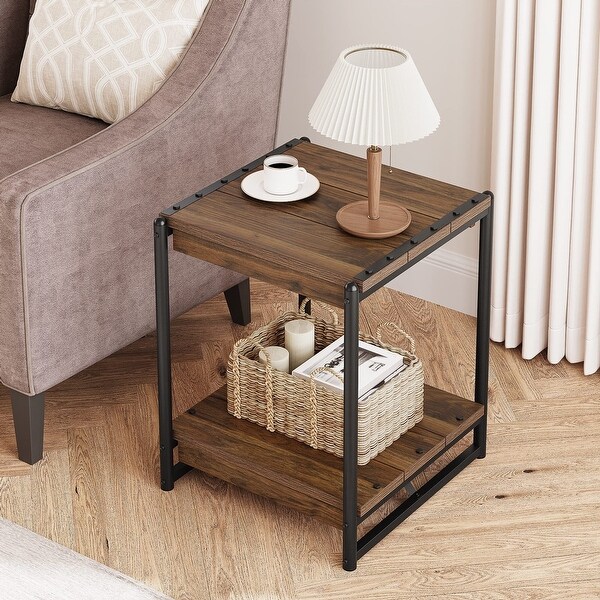 Side Table for Small Space in Living Room