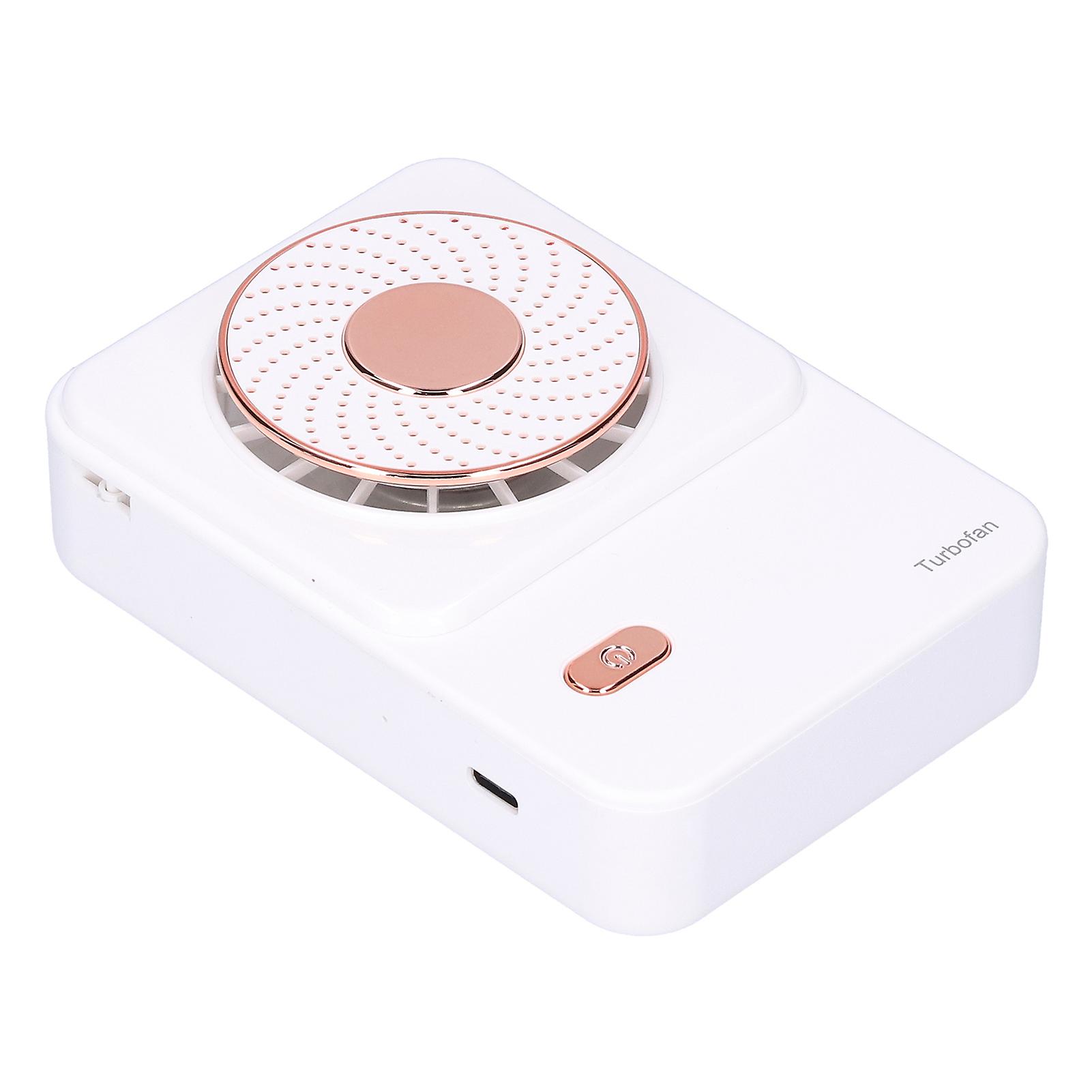 Neck Hanging Fan Mini Portable Type-c Rechargeable Outdoor 3-speed Air Cooler Shc-s03white