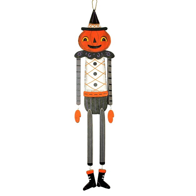 Transpac Transpac Halloween Dangling Halloween Figure 1 Figure 39 Inches Witch Pumpkin Johanna Parker Plywood Multicolored