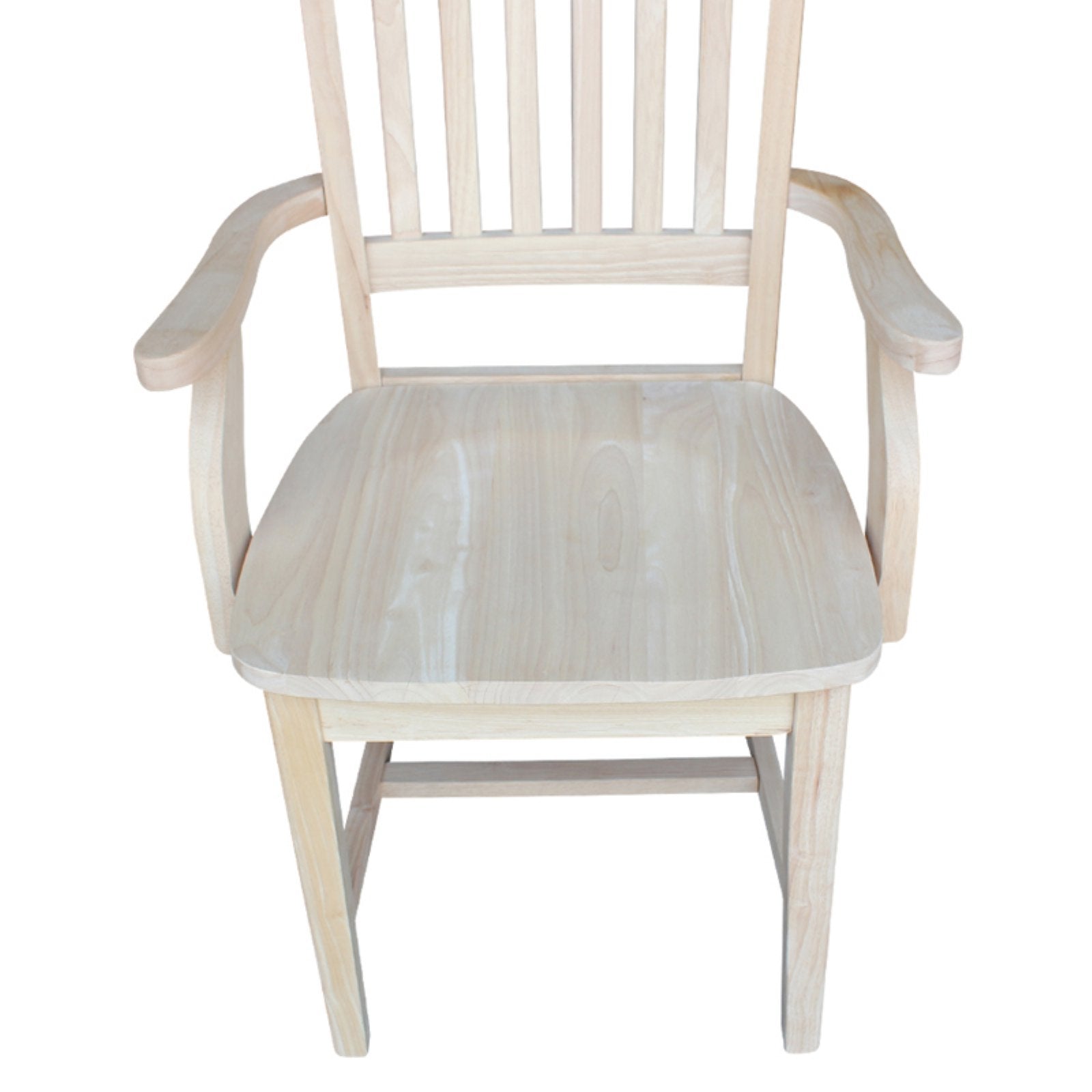 International Concepts Wood Mission Side Chair with Arms - 39.2