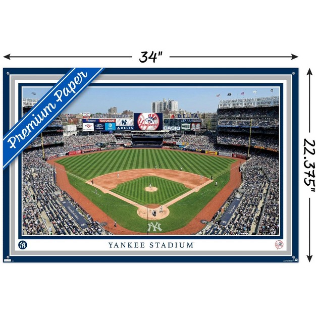 Trends International Mlb New York Yankees Yankee Stadium 22 Unframed Wall Poster Prints