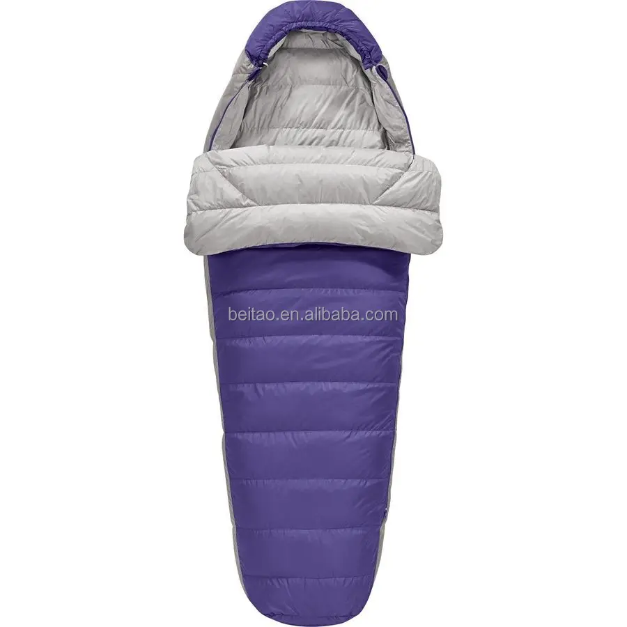 4 seasons Eleanor Plus 700 Sleeping Bag: 25 Degree Down   Women's Mummy Style Down Camping Sleeping Bag