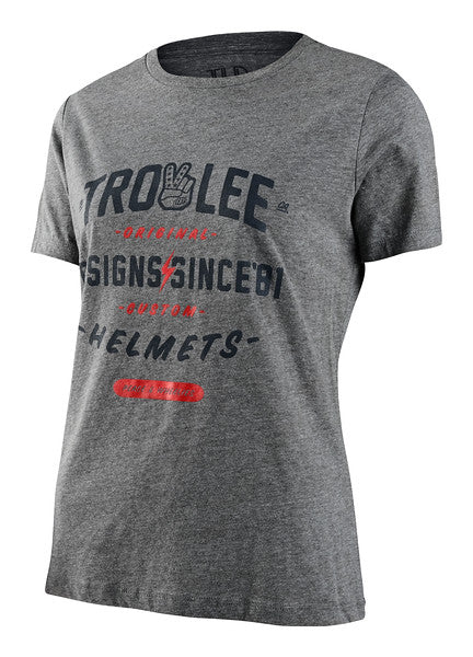 Troy Lee Designs Roll Out Short Sleeve Tee - Womens - Deep Heather
