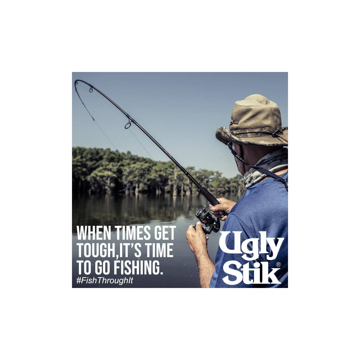 Ugly Stik 7a 6a Walleye Round Fishing Rod and Reel Combo