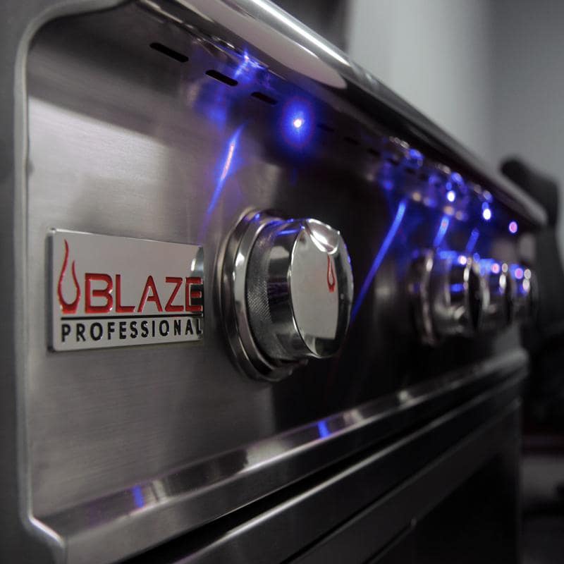 Blaze Blue LED 3 Piece Set for Power Burner， Griddle， Double Side Burner