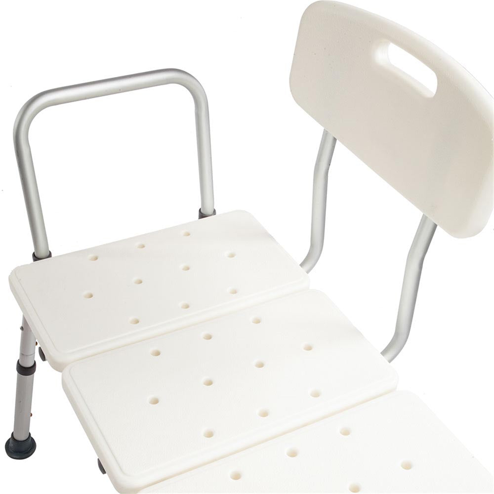 Yescom Tub Transfer Bench Shower Chair with Back Arm